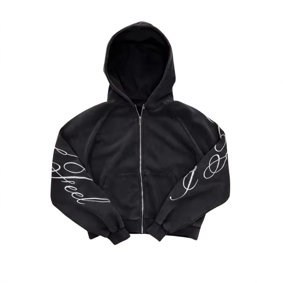 Women Letter Print Hooded Sweatshirt