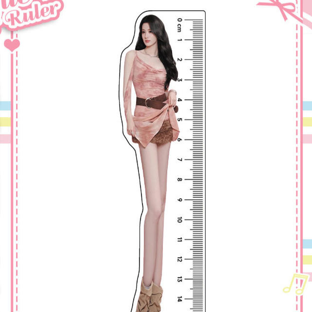 Celebrity Themed Acrylic Ruler