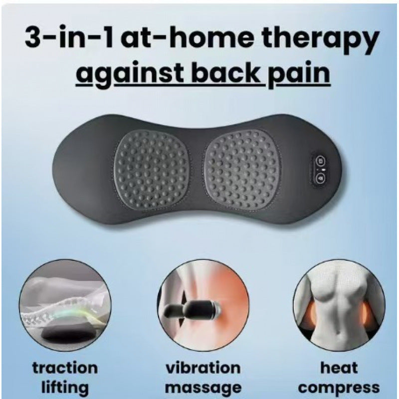 Lumbar massage pillow