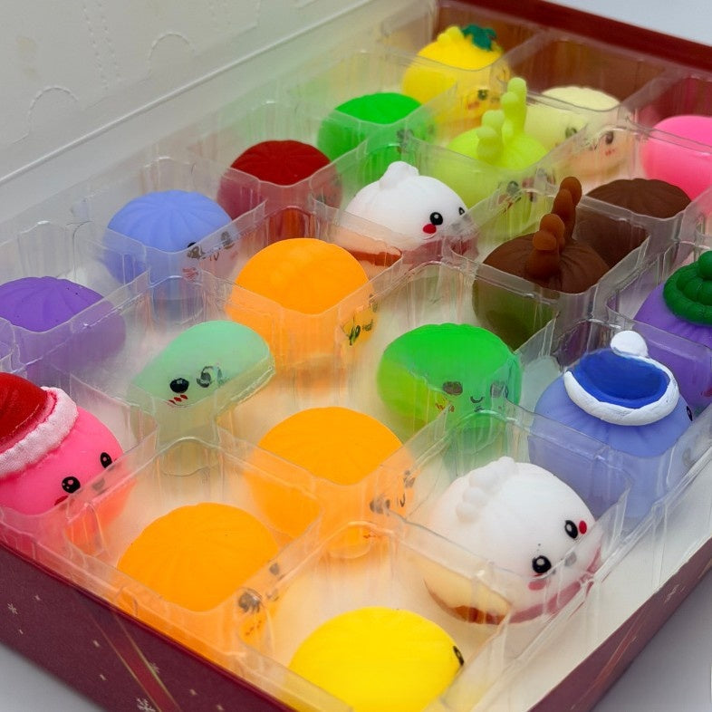 Christmas Squishies Advent Calendar 24 Days Squishy Toy Holiday Countdown