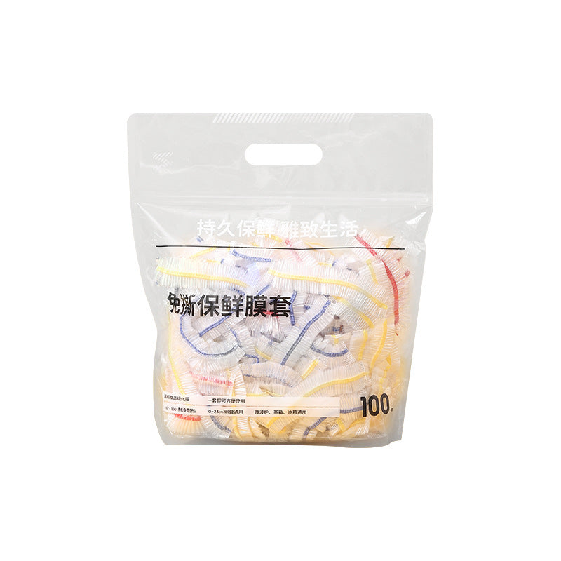 Disposable Food-Grade Plastic Refrigerator Storage Bag Covers for Bowls