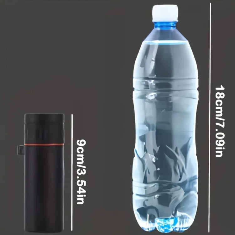 Monocular telescope used for birdwatching outdoors