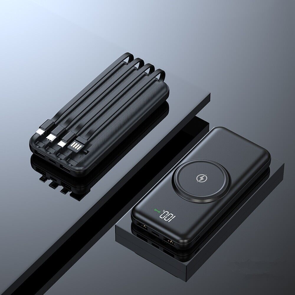 20000mAh Power Bank 5 USB Fast Charging Pack
