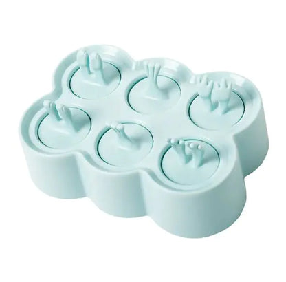 Cartoon Animal Silicone Popsicle Mold — BPA-Free Ice Pop Maker