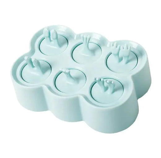 Popsicle mold animal shapes close-up