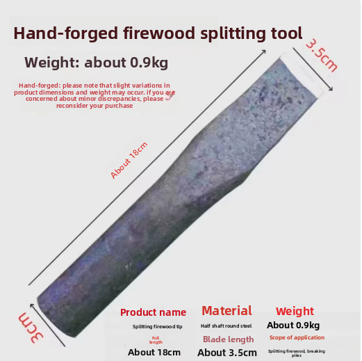 Forged Steel Firewood Splitting Axe