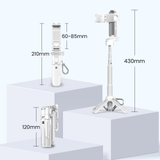 Selfie stick tripod folded compact size
