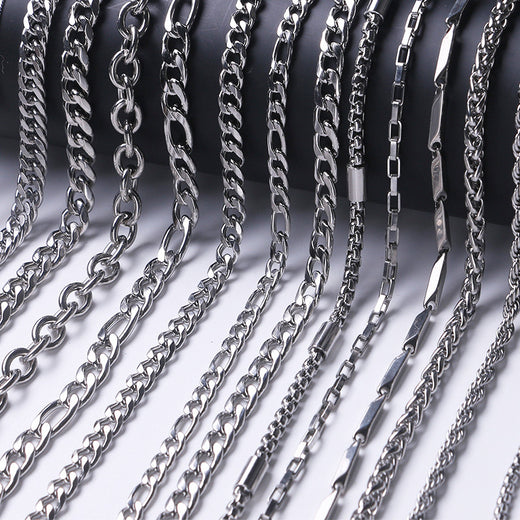 Stainless Steel Geometric Handmade Necklace Chain