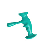 Manual trigger point massager, used on shoulder