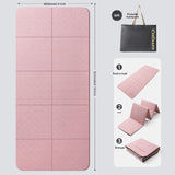 Portable anti-slip household foldable yoga mat
