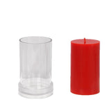 Cylindrical Acrylic Mold for DIY Candles Soap Baking