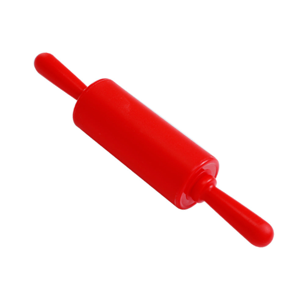 Mini Plastic Rolling Pin with PP Handle Children Baking Tool Dumpling Stick Lightweight