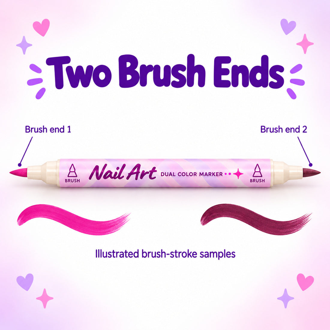 12-color pearl effect dual-tip nail art pens in gift box, photo 3