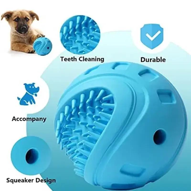 Feature panel for the blue rubber treat ball, alternate