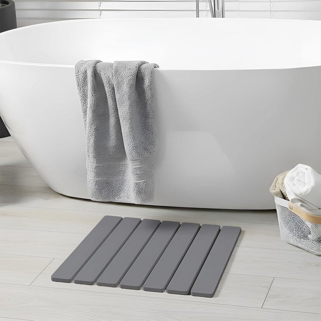 Bath Mat Diatomite Bath Mat Non-slip Quick-drying Mat Absorbent Mat