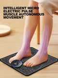 EMS Foot Massager Rechargeable Massage Pad Foot Relaxation Pad Electric Foot Massage Tools Promote Blood Circulation