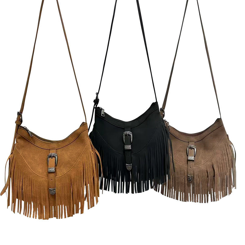 Single shoulder crossbody bag, hip bag with an inclined strap