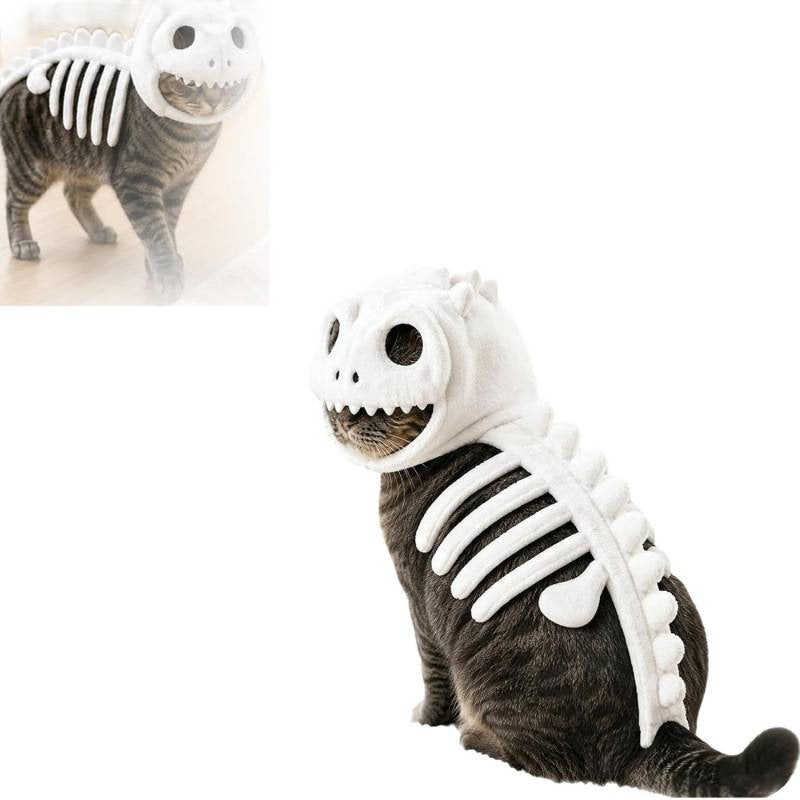 Plush Dinosaur Skeleton Costume