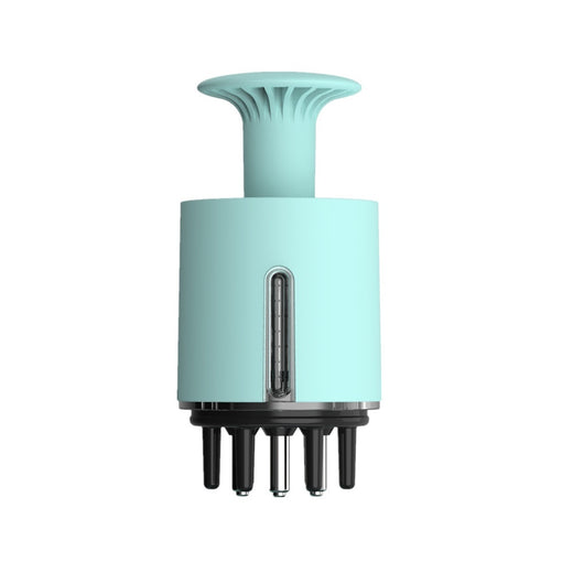 Close-up of the lotion dispenser pump top and cap
