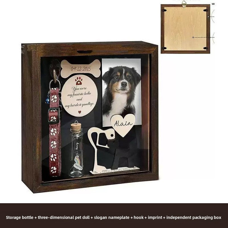 Wooden pet photo frame product image 8