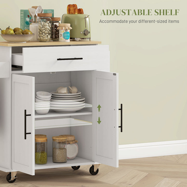Kitchen island on wheels lockable caster detail