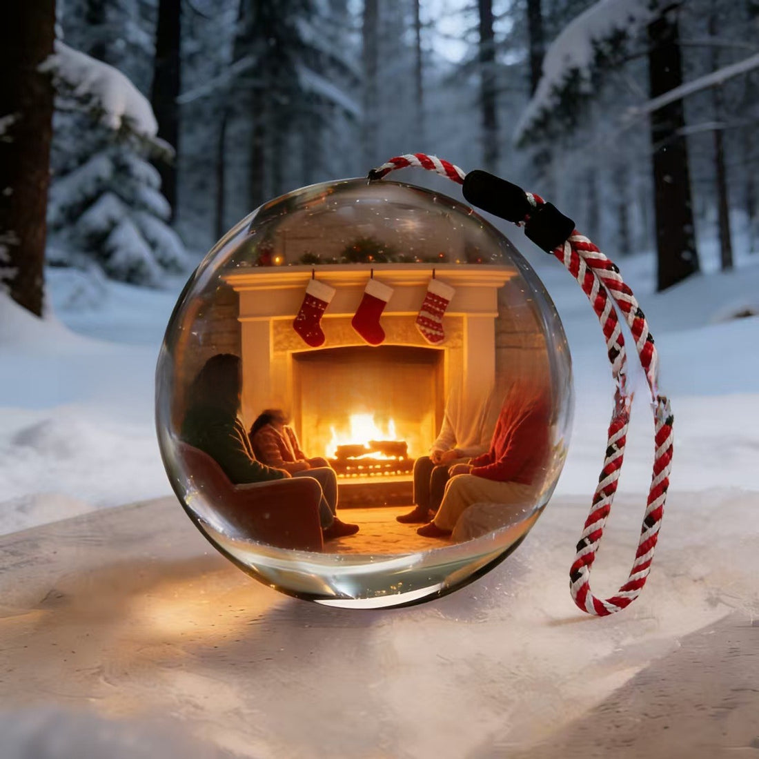 Crystal ball video and photo player ornament, photo 2