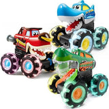 Colorful light-equipped off-road vehicle
