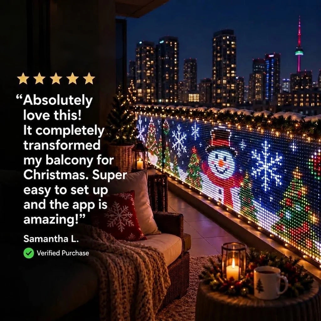 Balcony decorative lights