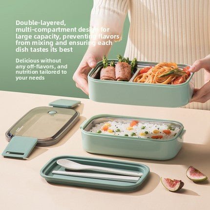 304 Stainless Steel Large Capacity Microwave Safe Lunch Box Insulated Food Container