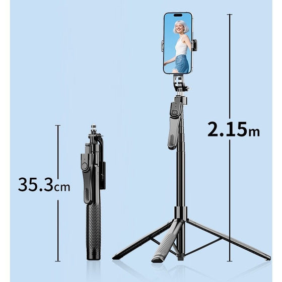 Mobile Phone Bluetooth Remote Control Tripod Selfie Stick Four-Axis Handheld Stabilizer elec-phone-accessories product...