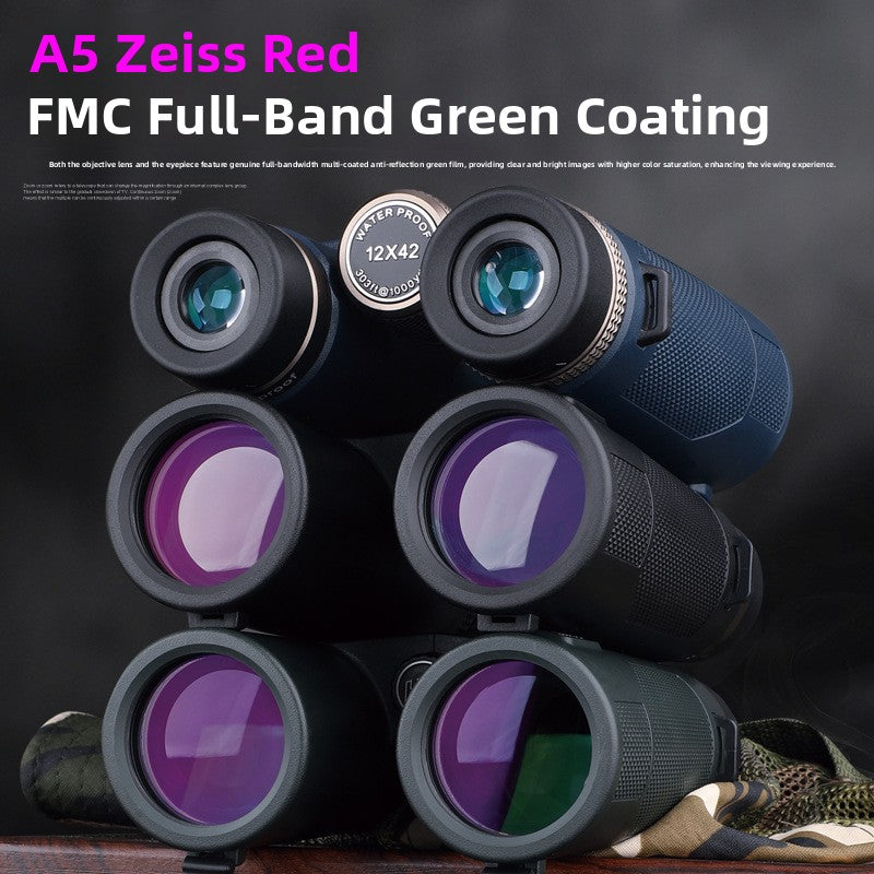 ED12X42 High Power Binoculars with Night Vision and Waterproof Feature