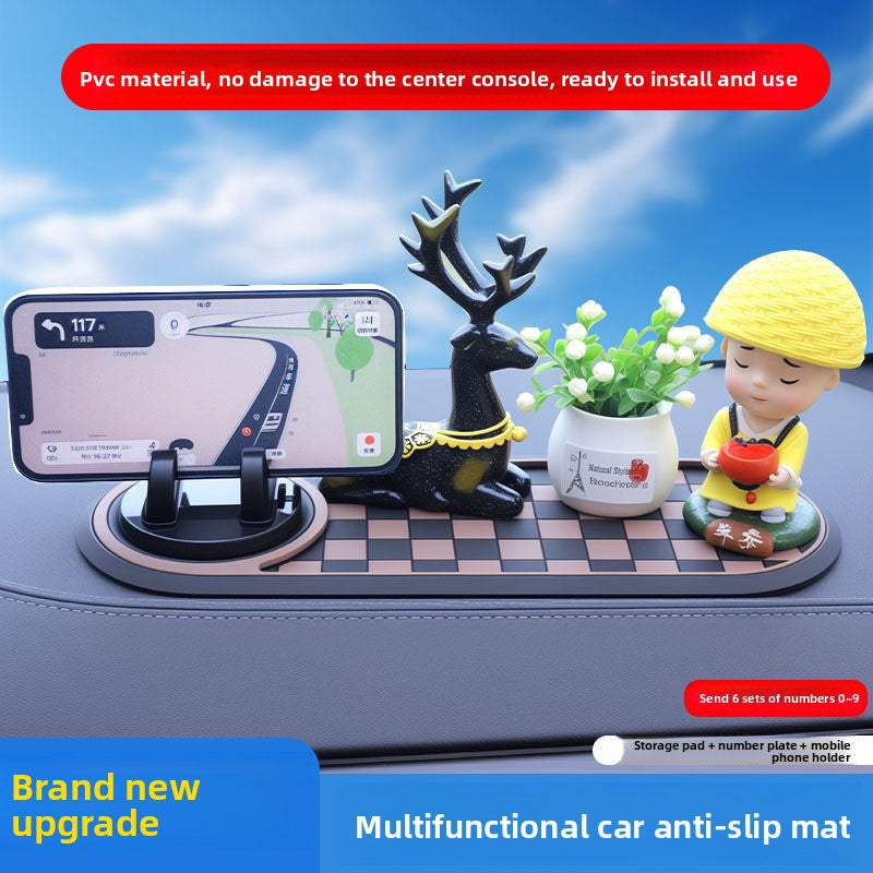 Multifunctional Car Phone Holder Anti-Slip Dashboard Pad