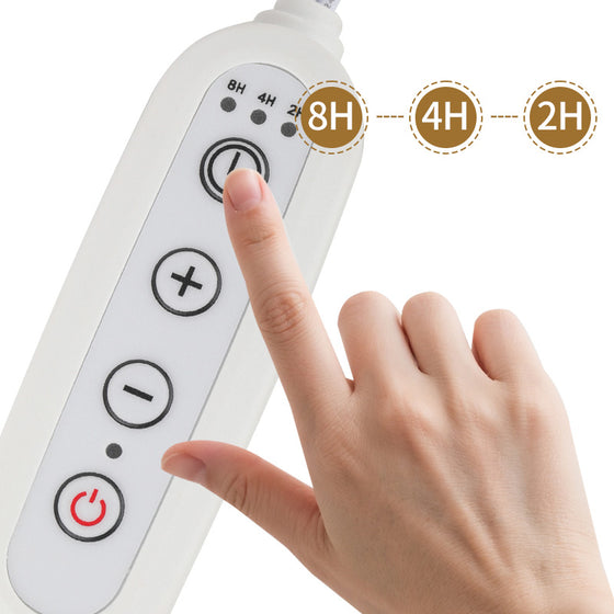 Inline dimmer and timer control with 2H, 4H and 8H settings