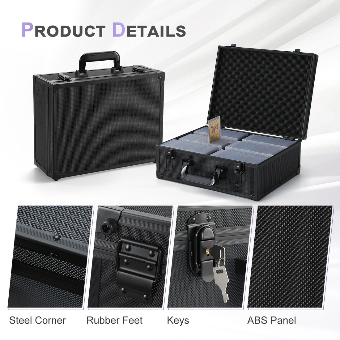 Rugged and durable rating card cabinet