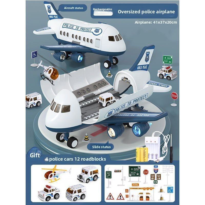 Large Transforming Aircraft Toy
