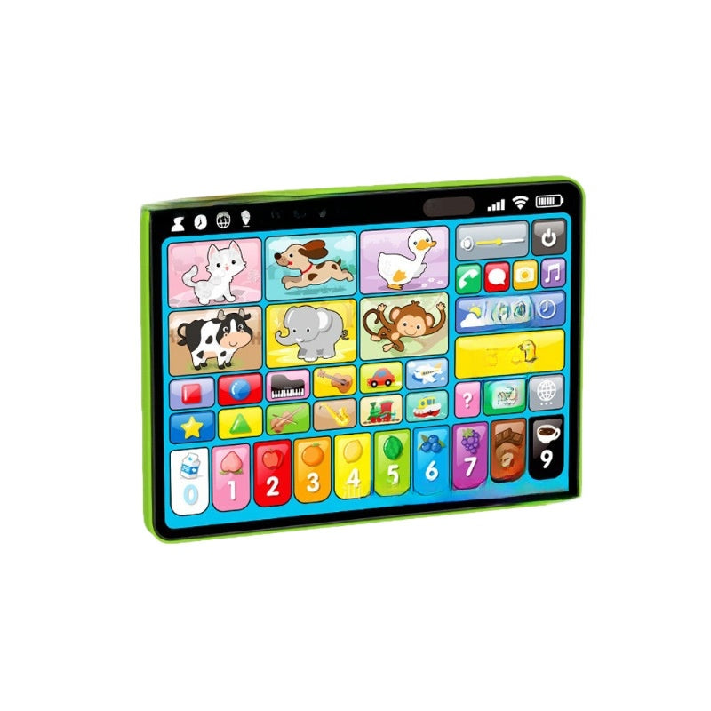 Multilingual Interactive Touch Learning Tablet for Infants and Toddlers English Spanish French Educational Toy