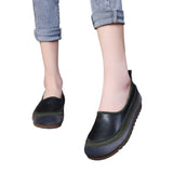 Womens Slip-On Casual Shoes with Color-Block Design