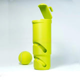 Tennis fence storage rack