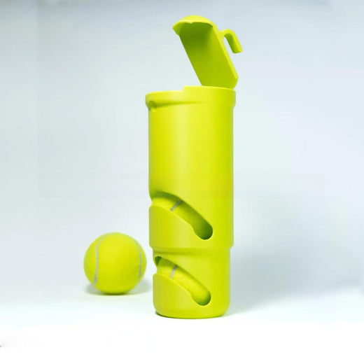 Tennis fence storage rack