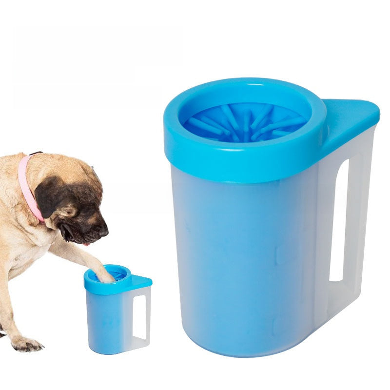 Portable Silicone Bristle Pet Paw Cleaner Cup for Dogs and Cats