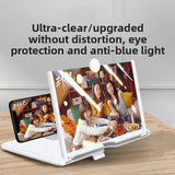 3d Screen HD Mobile Phone Magnifier Mobile Desktop Screen Amplifier Stretch Phone Stand 10 Inch