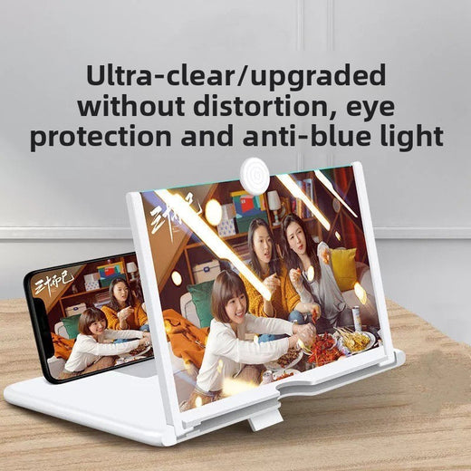 3d Screen HD Mobile Phone Magnifier Mobile Desktop Screen Amplifier Stretch Phone Stand 10 Inch