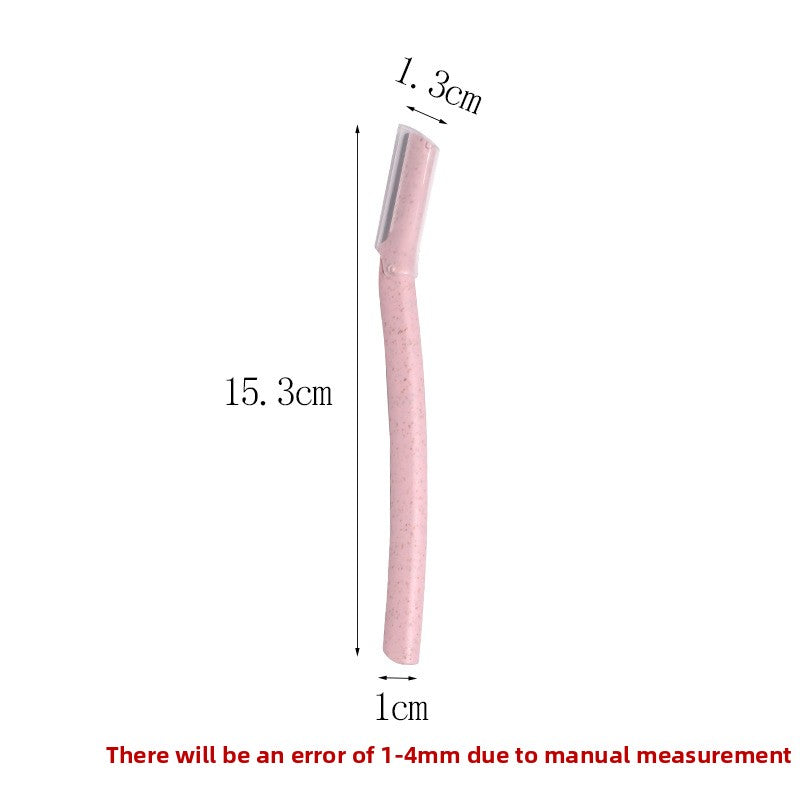 Long Handle Eyebrow Trimmer with Protective Net
