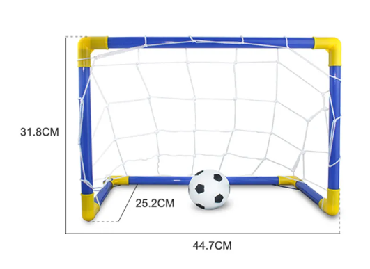 Pop-up goal with included carry bag