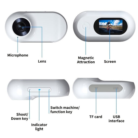 Thumb Action Camera Pet Recorder Wide Angle Action Cameras product image 3