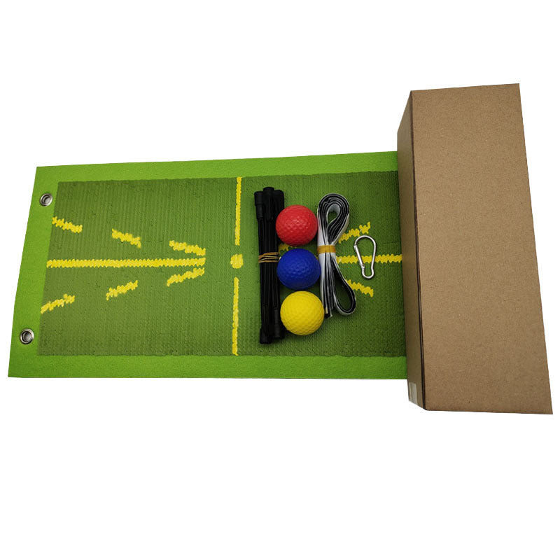 Golf Swing Training Mat with Trajectory Detection