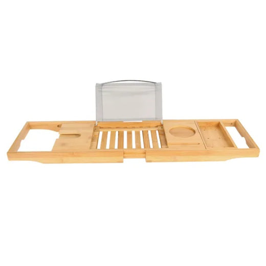 Adjustable reading stand holding a book, front view