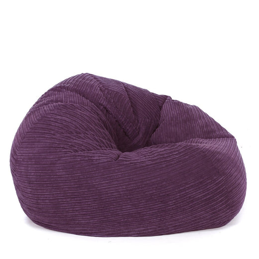 Corduroy teardrop-shaped bean bag cover