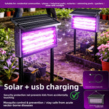 Solar-powered mosquito killer lamp