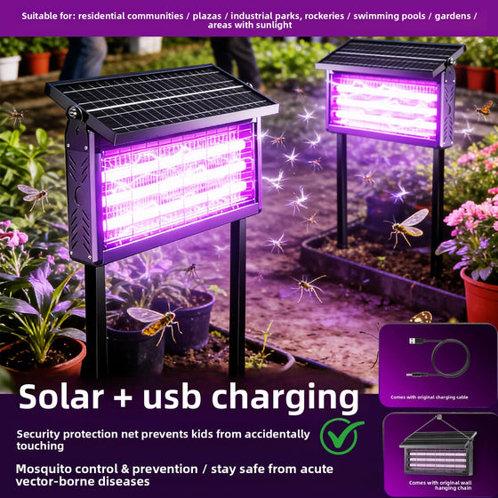 Solar-powered mosquito killer lamp Pest & Animal Control product image 4